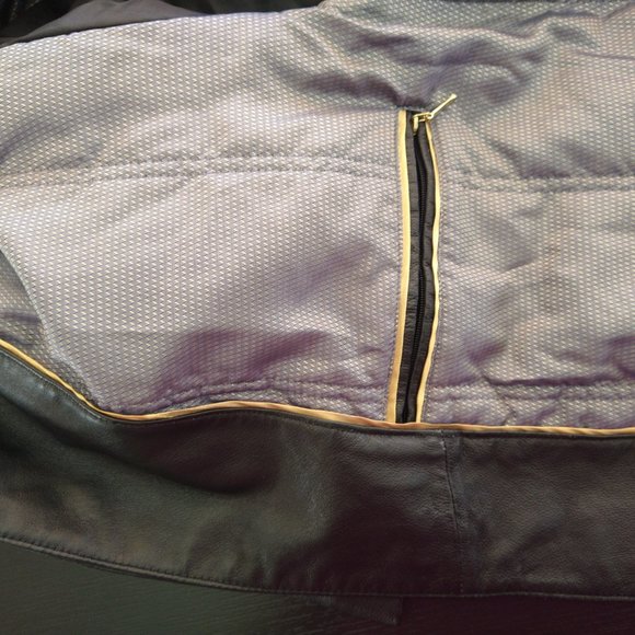 Leather Men Coat - Picture 5 of 7